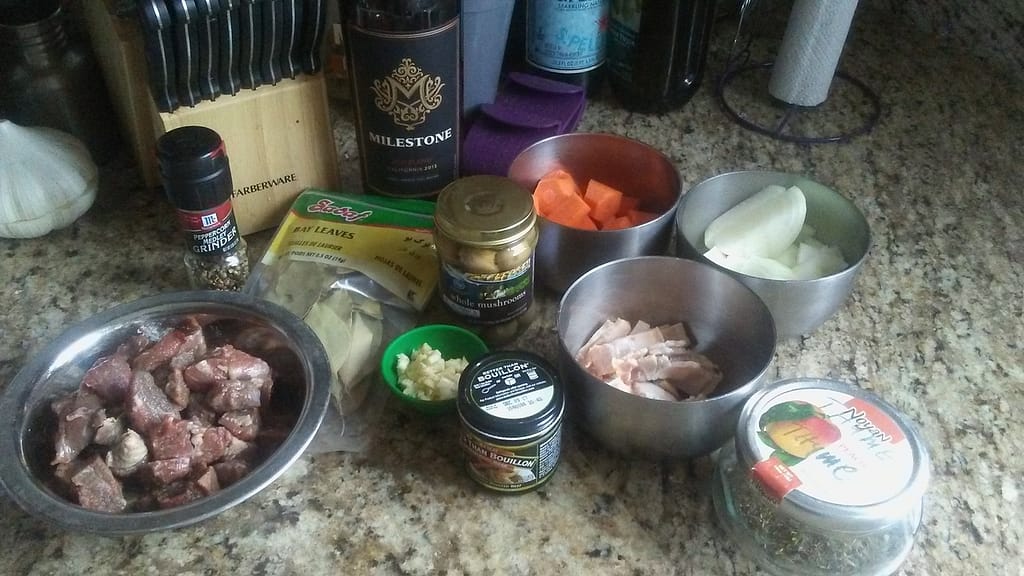 Mis En Place boeufbourguignon
