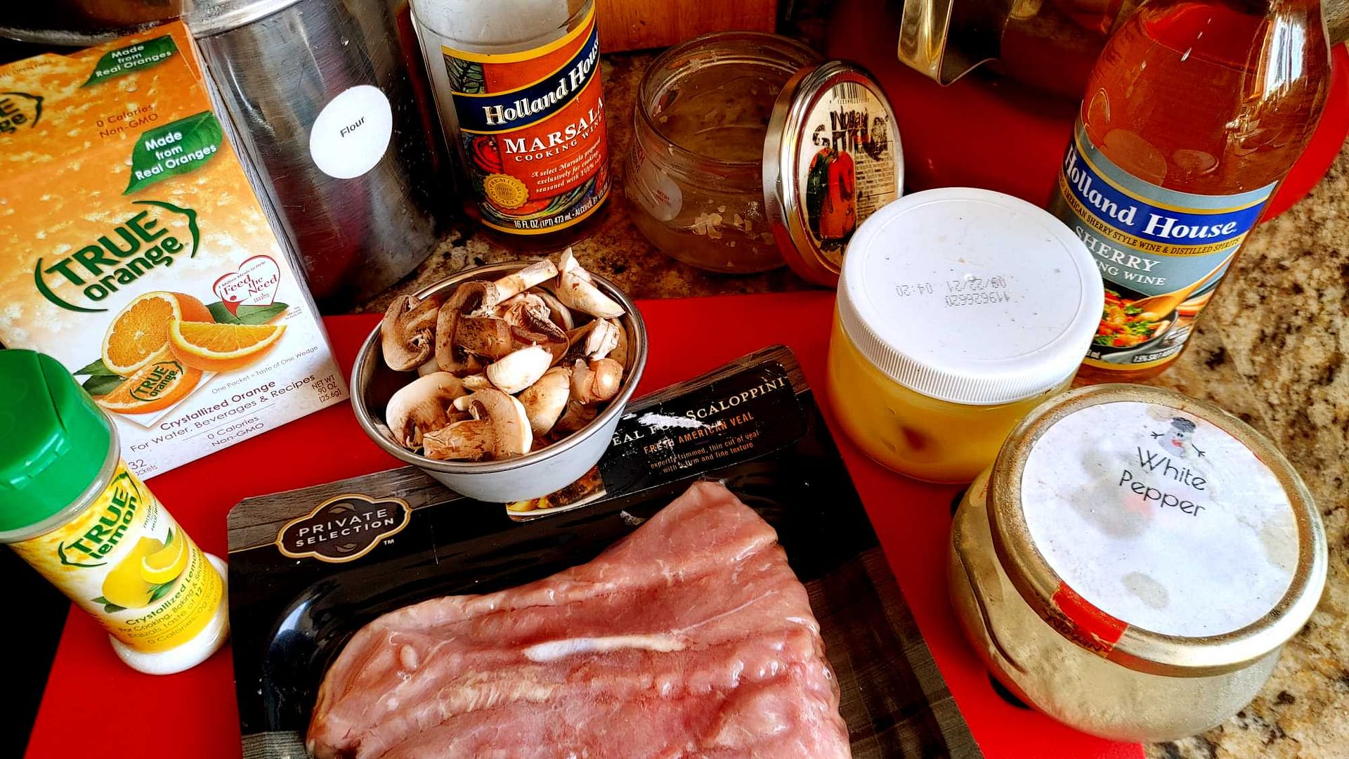 Skinny Veal Marsala Using the Air Fryer