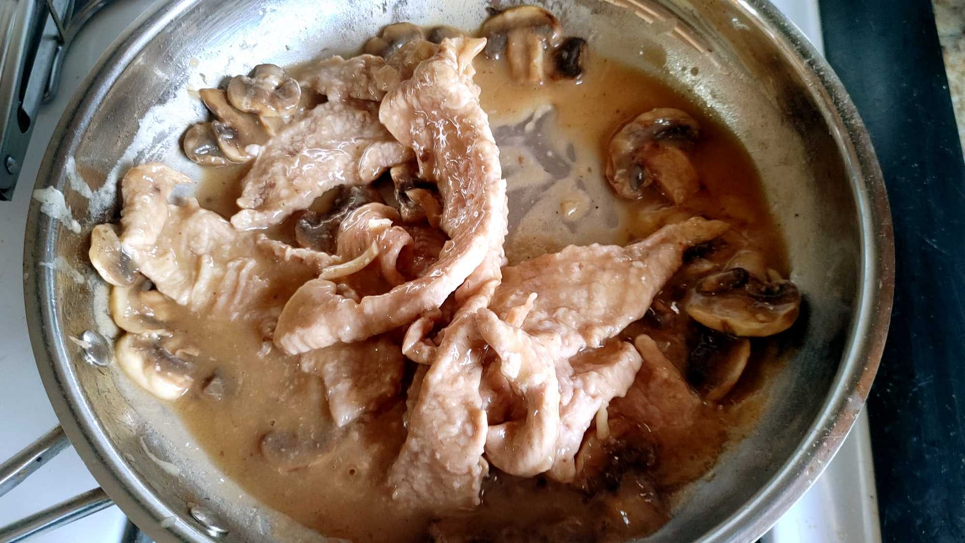 Skinny Veal Marsala Using the Air Fryer