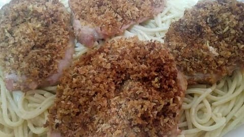 Italian breaded pork chops