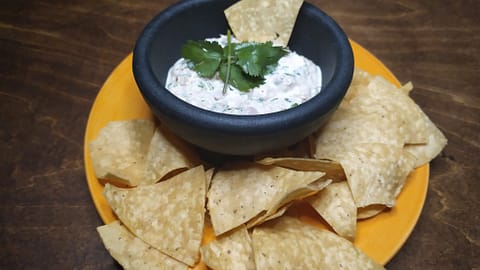 Spicy Tuna Dip with Chips