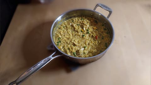 Curried Chicken Risotto