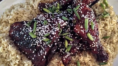 Molasses Glazed Asian Chicken