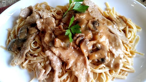 Skinny Veal Marsala Using the Air Fryer