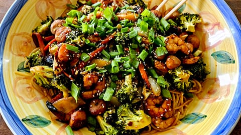 Spicy Shrimp Stir-fry