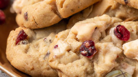 White Chocolate Cherry Cookies Featured