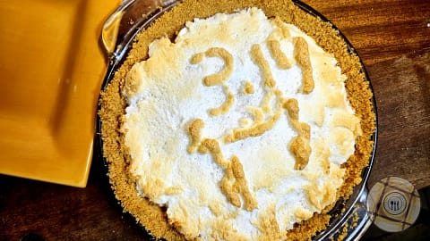 Triple Citrus Meringue Pie Served