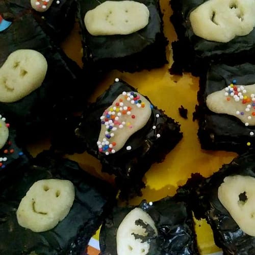 dia de los muertos brownie bites - Bake Love Give