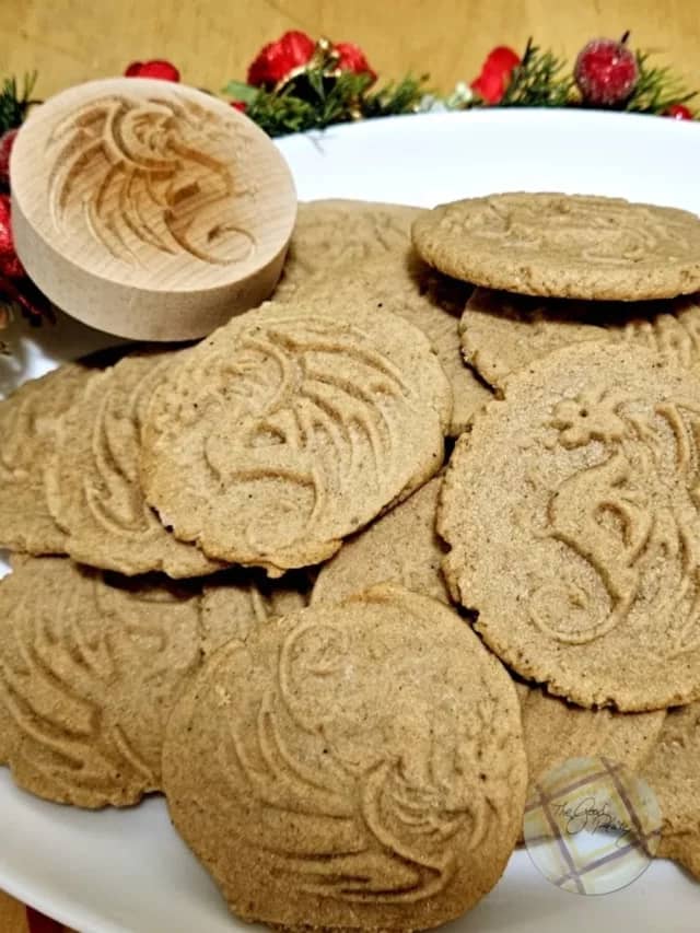 Pfeffernusse Spice Dragon Cookies Served Story