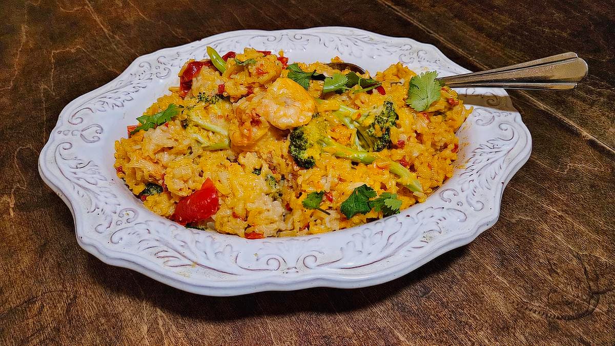Pimento Cheese Rice and Shrimp for the Instant Pot The Good Plate